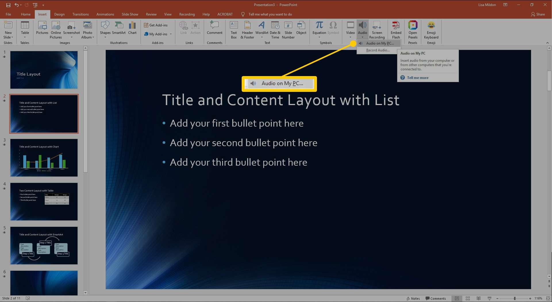 powerpoint 2016 for mac powerpoint embed