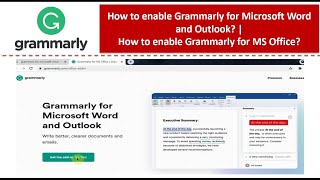 grammarly for microsoft® office mac